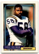 1992 Topps Chris Doleman Minnesota Vikings #585