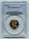 1978-S Jefferson Nickel Proof — photo from another recent sale