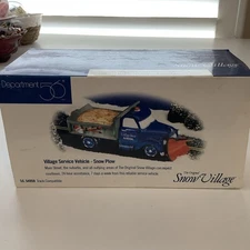 Dept 56 Snow Village: Village Service Vehicle - Snow Plow 54959 