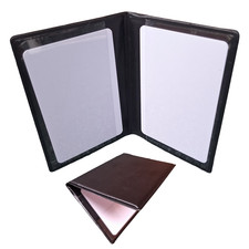 Double Bus Pass Holder Wallet For ID  Oyster Card Railcard Travelcard  Black PU