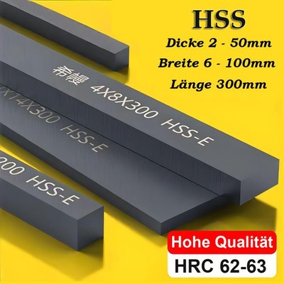 HSS M42 HRC62-63 Drehstahl Flachmaterial Drehwerkzeug Vierkantleisten 300mm Lang