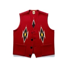 Ortega  s Chimayo , NM Hand Woven 100 Wool Vest Vintage 42