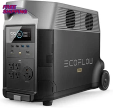 EcoFlow DELTA Pro 3600Wh Portable Power Station LiFePO4 Solar Generator NEW USA