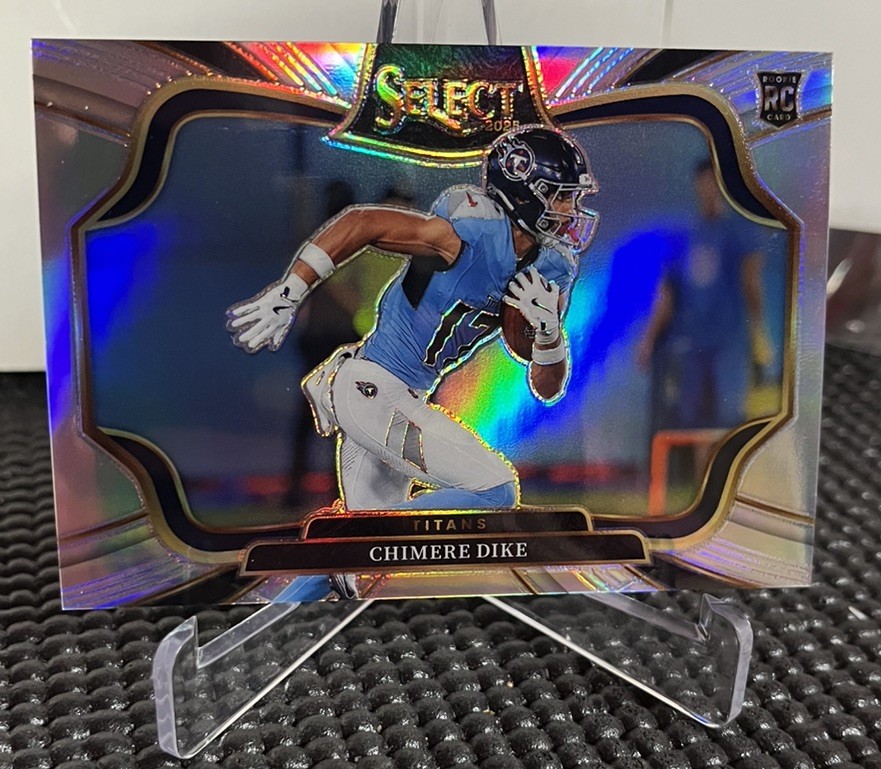 Chimere Dike Silver Prizm (RC) 2025 Panini Select Football #427 Field Level