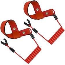 2PCS Stop Kill Safety Lanyard for All Yamaha Jet Ski WaveRunner WaveVenture