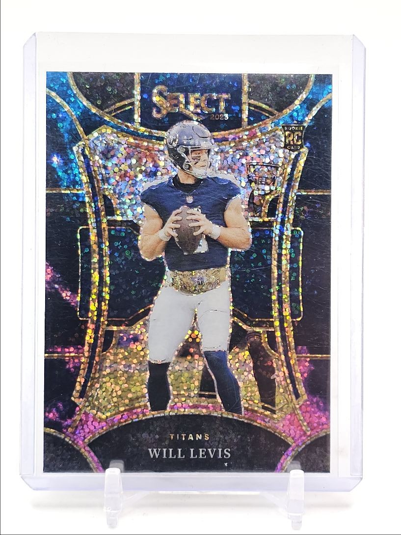WILL LEVIS 2023 SELECT SUITE LEVEL ROOKIE COSMIC PRIZM TITANS RC Q5379