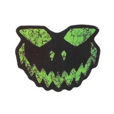Die Cut Monster Vinyl Sticker Decal Neon Green Spooky Horror Journal Scrapbook