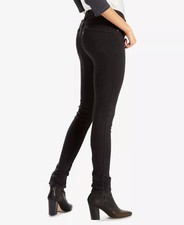 Levi's 721 High Rise Skinny Jeans Women's Size 27 Black 30" Inseam Stretch Denim