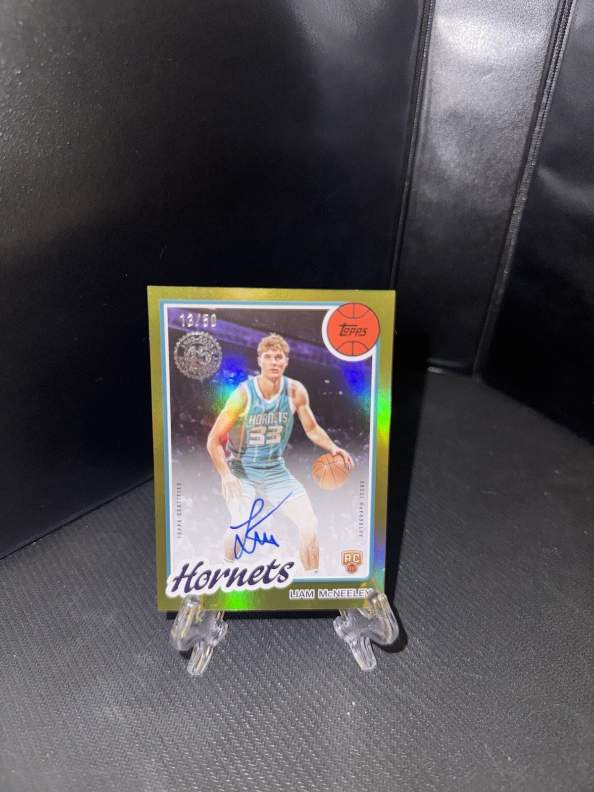 2025-26 Topps - 1980-81 Topps Basketball Liam McNeeley #80BK-88 (RC) auto /50