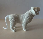 Vintage Playmobil Wildlife White "U Paint" Tiger  Zoo animals