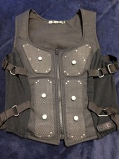 SDL Rave Club Wear Industrial Corset Vest  Cyber Goth Punk Mens Women's Med/Lg