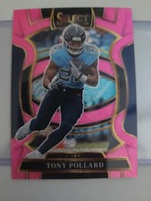 2025 Panini Select Tony Pollard Pink Shock Prizm Tennessee Titans 11/15