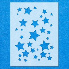 Star Shape Stencil: Mylar Airbrush Wall Art Painting Crafts  - 190 Micron, DIY