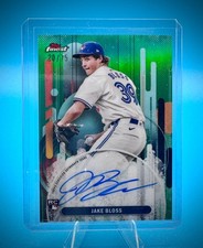 Jake Bloss - 2025 Topps Finest Green Refractor Rookie Auto #d /75 Blue Jays