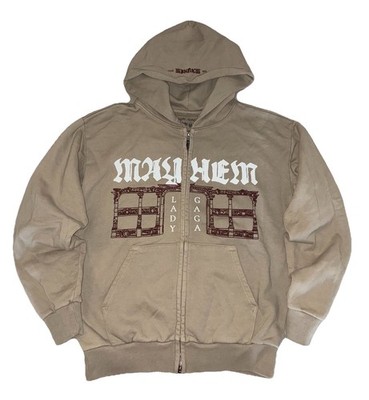 Lady　GaGa HOODIE ベージュ M Lady Gaga Opera Haus Hoodie M Beige Full Zip Mayhem Ball 2025