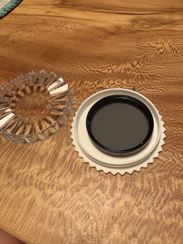 Tiffen CIR. Polarizer 52mm Genuine Glass Filter Circular Lens Japan in Case - Image 2 of 3