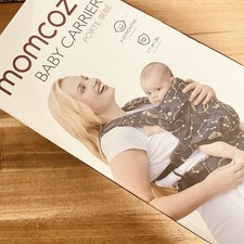 MOMCOZY Baby Carrier, Ergonomic, Cozy, Lightweight, For 7-44lbs Khaki