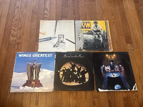 Paul McCartney/ Wings Vinyl Record Lot Ram, Band on the Run MORE! Read Vtg 70’s