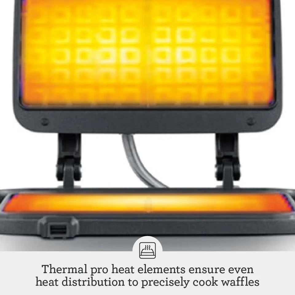 Máquina de waffle Breville Smart BWM604BSS, 4 fatias - Imagem 4 de 4