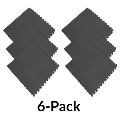 6-Pack Norsk Hidden Joint Interlocking 1.5 ft. W x 1.5 ft. L Gray PVC Flooring