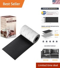 Self-Adhesive Black Leather Repair Tape 3x60in - Restore Your Favorites Today