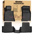 Car Floor Mats For 2013-2019 Cadillac ATS 2 Row Floor Liners TPE All Weather New
