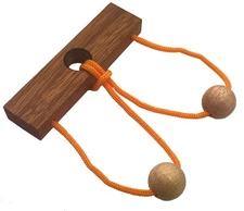 Two Lovers String - Brain Teaser Wood Puzzle