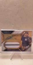 2017 Topps Triple Threads - Autograph Jumbo Relics Dellin Betances #UAJR-DB /99 