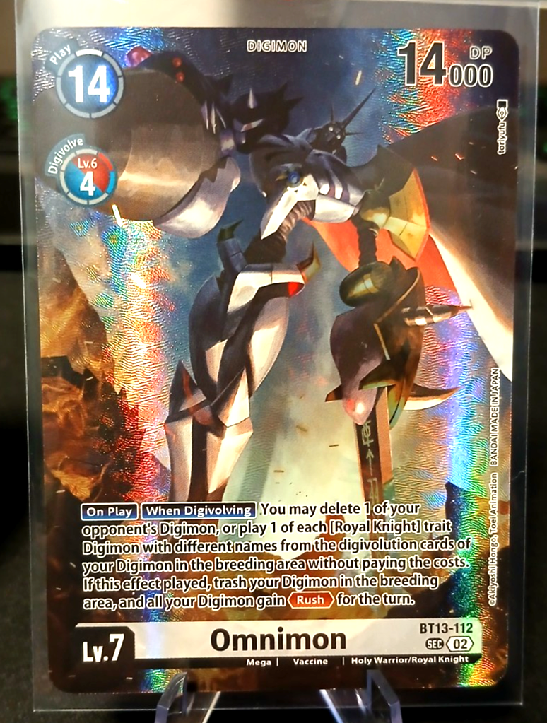 Omnimon - BT13-112 SEC (LM-07) ALT ART NM | eBay
