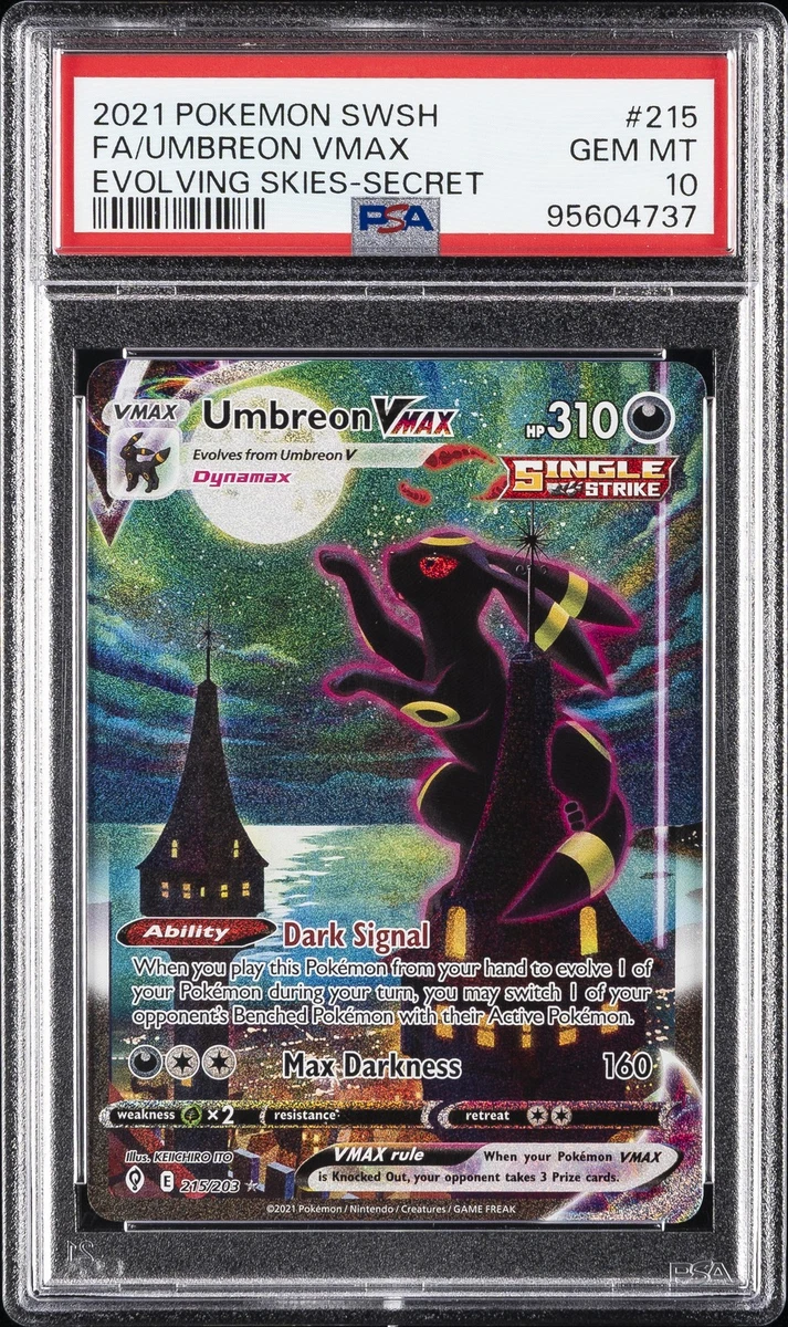 25+ Umbreon VMAX 215/203 SWSH07: Evolving Skies for sale | Updated