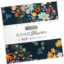 Boho Haven Charm Pack by Fancy That Design House for Moda Fabrics