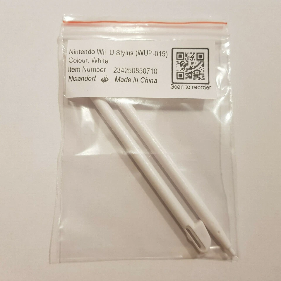 2x Nintendo Wii U Stylus White 🕹 (WUP-015) - free postage - Australian seller - image 2 of 2