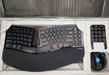Microsoft L5V-00001 Sculpt Ergonomic Desktop Keyboard Mouse Keypad w/ Dongle