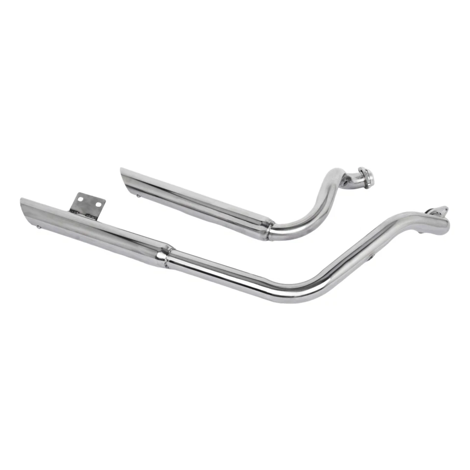 Fit for Harley Street XG500 XG750 2015-2020 Staggered Exhaust Pipes System Foto 3 de 4
