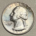 1961-D Washington Quarter 90% Silver Denver