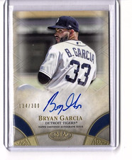 Bryan Garcia 2021 Topps Tier One Break Out #BOA-BG Auto SP 134/300