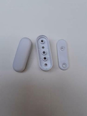 DLS weiß Drehknopf und Distanzstück für Caravan, Wohnmobil und Boot 86837W