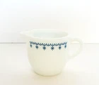 Vintage PYREX Corning Blue Snow Flake Garland Mini Creamer Snowflake