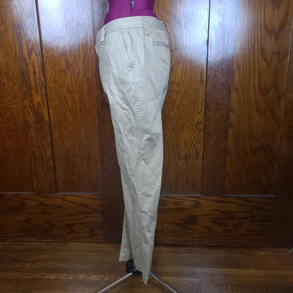 Sonoma Stretch Womans Khaki Pants Size 12 Short Cotton Blend Tavel Casual - Image 2 of 4