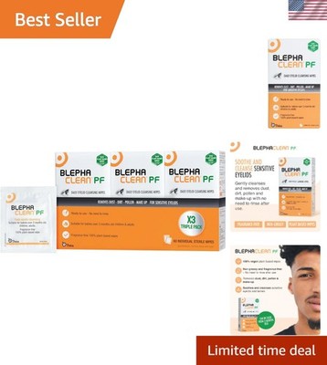 Blephaclean 60 Sterile Eyelid Wipes For Blepharitis Freepost
