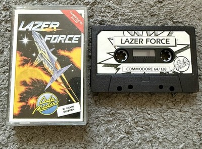 Lazer Force - Commodore 64 - Code Masters 1987 Spiel getestet sehr guter Zustand 