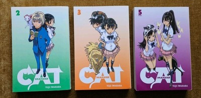 Cat Paradise Manga Paperback Book Bundle Volumes 2 3 & 5 English Version