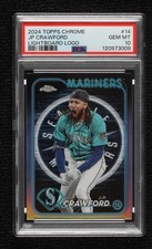 2024 Topps Chrome Lightboard Logo Refractor JP Crawford #14 PSA 10 GEM MT