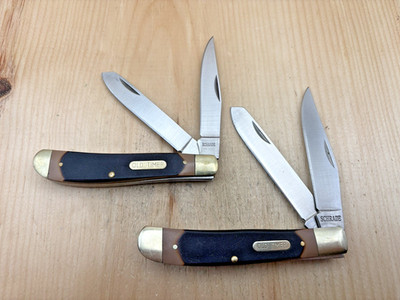 Two Schrade Old Timers Model 940T and Model 950T Great Condition