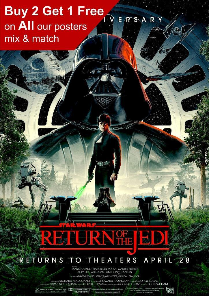 STAR WARS RETURN OF THE JEDI ポスター Amazon.co.jp: STAR WARS EPISODE VI : Return of the Jedi
