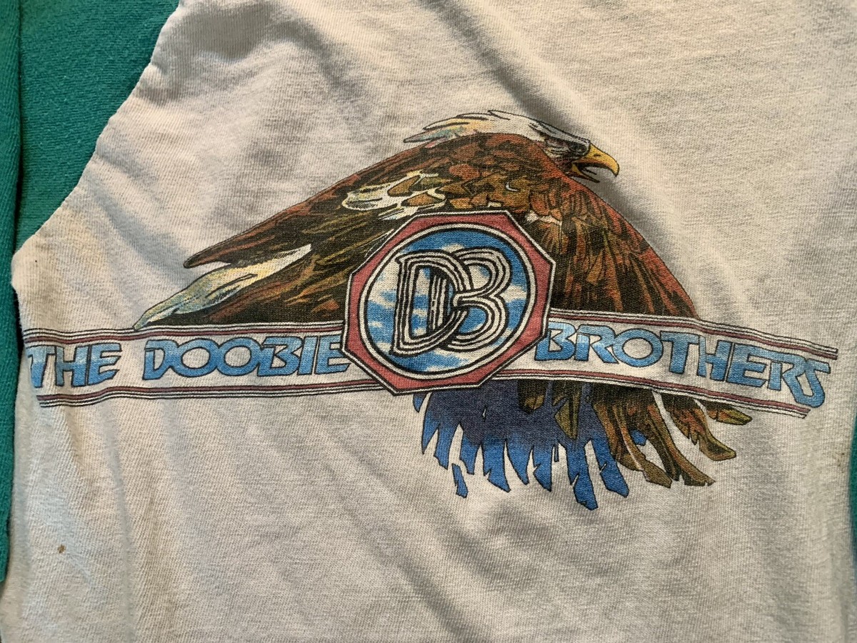 Vintage Doobie Brothers 1976 Ragland 3/4 Sleeve Tshirt