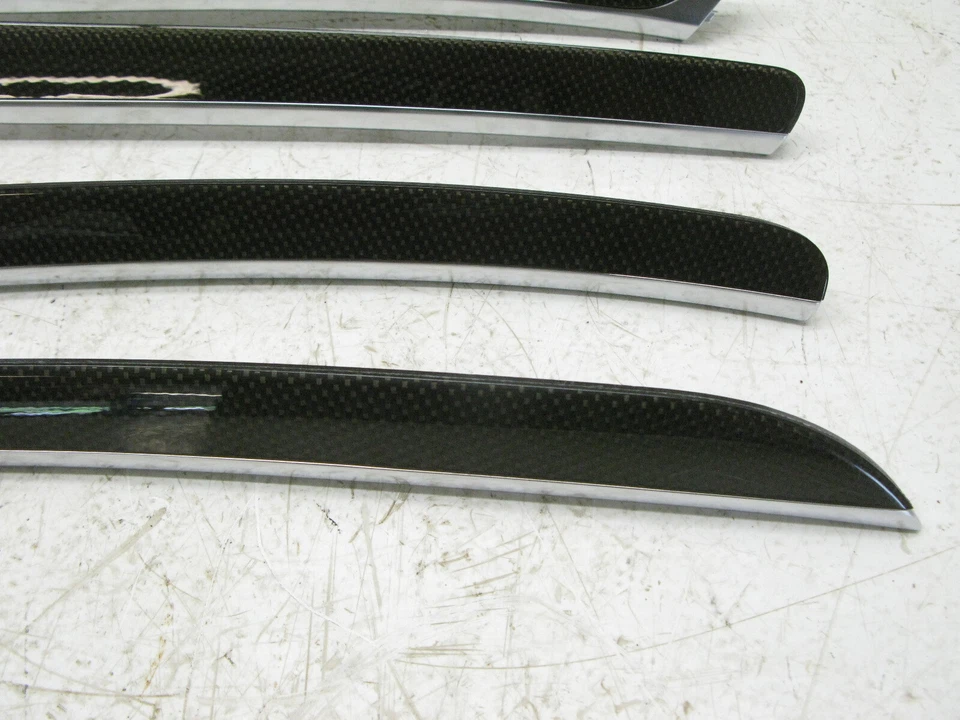08-17 AUDI 8T A5 S5 RS5 COUPE DASHBOARD DOOR PANEL INTERIOR CARBON TRIM SET 0322 - Image 2 of 4
