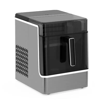KLARSTEIN Eiswürfelmaschine Edelstahl 23 kg / 24 h Eiswürfel Selbstreinigend tragbar leise