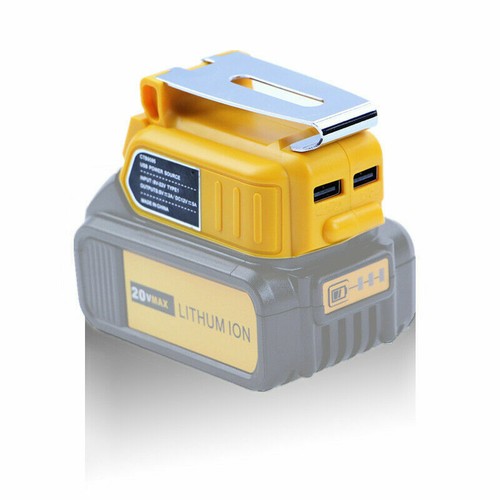 USB Power Source Adapter with DC12V 5A Output For Dewalt 18V/20V Li-Ion Battery - Picture 3 of 11