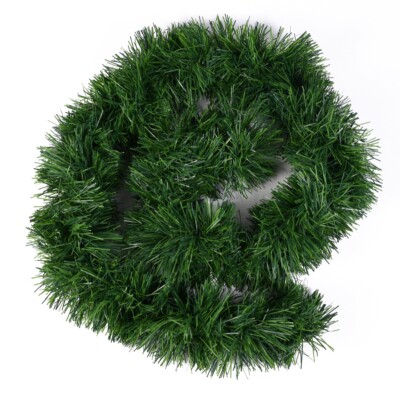 Weihnachtsgirlande 15M Knstlich - Realistische Grne Tannengirlande Fr  Innen & Auen Dekoration